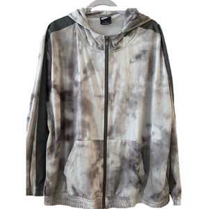 Nike Sportswear Icon Clash Jacket Tie Dye Hooded Loose Fit Mesh Full Zip 2X